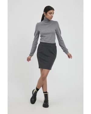 Ichi Langarm Ihmafa Langarm Tight Fit - Grau