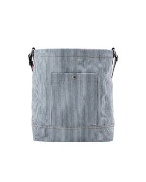 Levi's "Heritage" Beuteltasche, Längsstreifen Gestreift) - Blau
