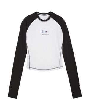 PUMA "Motorsport" T-Shirt Für Damen, Langärmlig - Schwarz