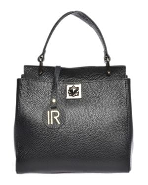 Isabella Rhea Rindsledertasche - Schwarz