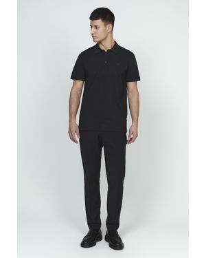 Matíníque Poloshirt Gerade Passform - Schwarz