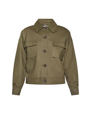 Dreimaster Jacke Damen Militärisch Oliv - Grün