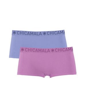 MUCHACHOMALO Chicamala Boxershorts – 2Er-Pack – Damenunterwäsche - Lila