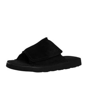 Clarks Solsbury Wildleder-Sandalen - Schwarz