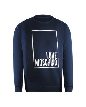 Love Moschino Sweatshirt Für Herren (Dunkles Marineblau)