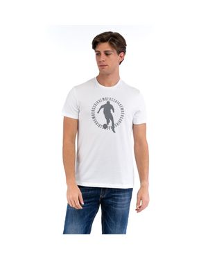 Bikkembergs Baumwoll-T-Shirt Für Herren - Weiß