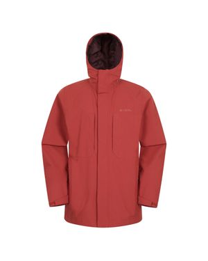 Mountain Warehouse "Ridge" Jacke, Wasserfest Für Herren (Rostfarben) - Rot