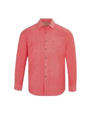 Firetrap Hemd Für Herren, Baumwollmischung - Pink
