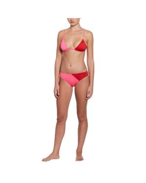 Nike Bikini Oberteil Für Damen, Dreieckige Körbchen (Universitäts- - Rot