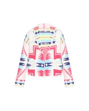 IZIA Strickjacke Für Damen - Weiß