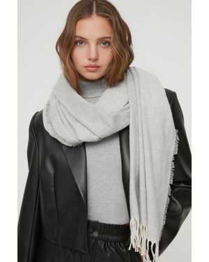 Trendyol Femmes Tissé Écharpe - Grau