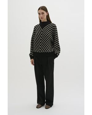 Karen By Simonsen Strickpullover Loose Fit - Schwarz