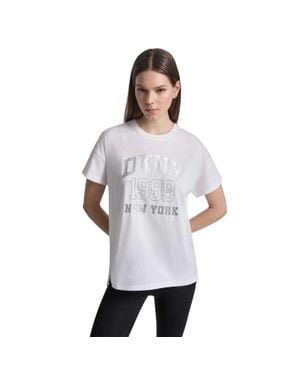 DKNY "1989" T-Shirt Für Damen, Regulär - Weiß