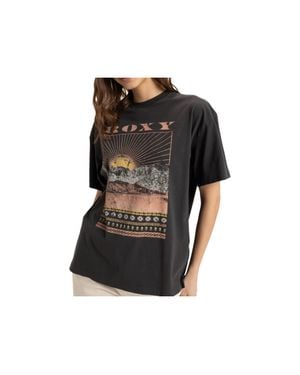 Roxy Dreamers Frauen-T-Shirt - Schwarz