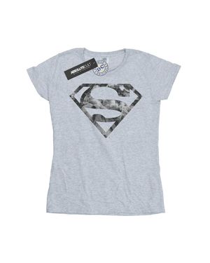 Dc Comics T-Shirt Für Damen (Grau) - Blau