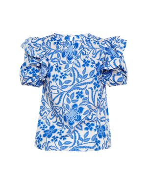 Usha Bluse Frauen - Blau