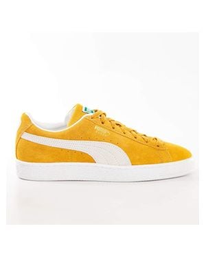 PUMA Sneaker Damen Wildleder Klassisch Xxl - Gelb