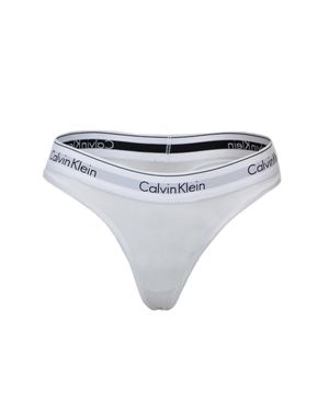 Calvin Klein 0000F3786E Moderne Baumwoll-Tanga - Weiß