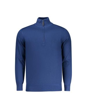 COVERI MOVING Blauer Viskose Herrenpullover
