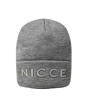 Nicce London "Mercury" Mütze Für Herren/Damen Jerseyware Meliert) - Grau