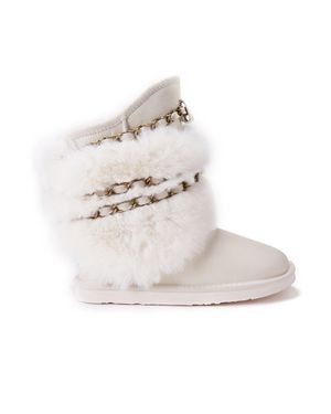 Australia Luxe Atilla Kurz Satin Blass - Weiß