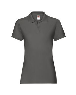 Fruit Of The Loom "Premium" Poloshirt Für Damen (Hellgrau)