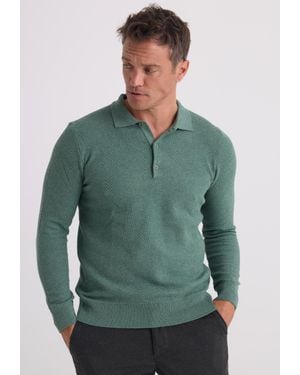 Felix Hardy Pullover Pullover Mit Polokragen - Grün