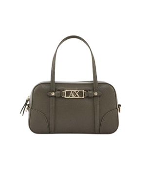 ARMANI EXCHANGE Umhängetasche Für Damen Metal Logo (Dunkel- - Grau