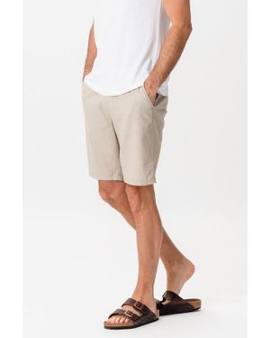 TeeShoppen Leinenshorts - Weiß