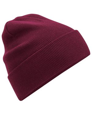 BEECHFIELD® "Original" Mütze Mit Bündchen (Burgunderrot)