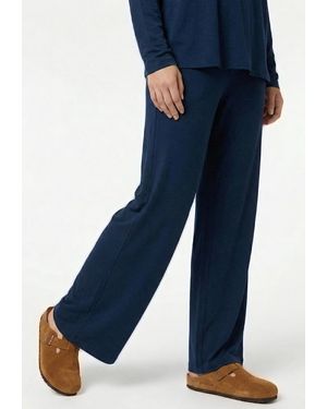 Basiclo Long Viscose Pants Marineblau
