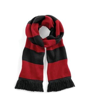 BEECHFIELD® Schal, Gestreift, Für Erwachsene /Rot)