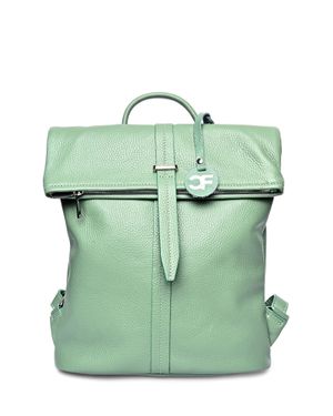 Carla Ferreri Rindsledertasche - Grün