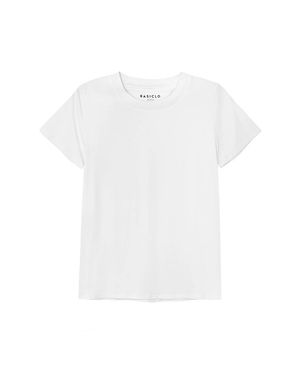 Basiclo Crew-Neck Premium T-Shirt Weiss - Weiß
