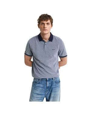 GANT Poloshirt Für Herren, Oxford-Stil, Regulär - Blau
