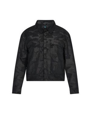 myMo Jacke Frauen Grau Camouflage - Schwarz