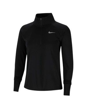 Nike Oberteil Für Damen, Laufen, Langärmlig - Schwarz