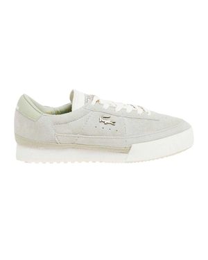 Lacoste "Aura" Sneaker Für Damen, Wildleder (Khakigrün) - Weiß