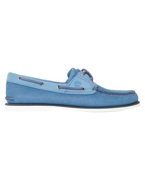 Timberland "Classic" Kontrast Bootsschuhe Für Herren, Leder, Flach (Dunkelblau)