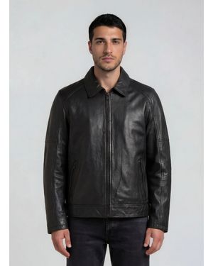 trueprodigy Trueprodigy Lederjacke Gael - Grau