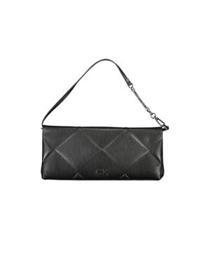 Calvin Klein Gepolsterte Kettenhandtasche - Schwarz