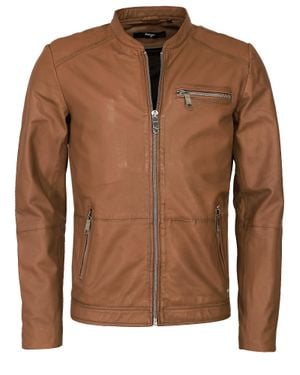 Maze Lederjacke 42020524 - Braun