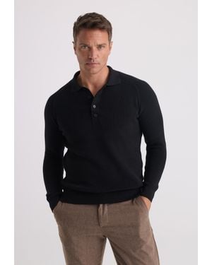 Felix Hardy Pullover Pullover Mit Polokragen - Schwarz