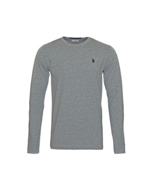 U.S. POLO ASSN. Longsleeve R-Neck - Grau
