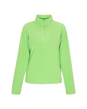 myMo Fleecepullover Damen - Grün