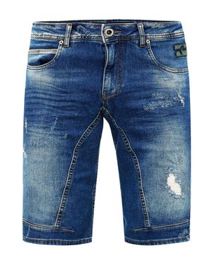 Rusty Neal Slim Fit Jeans Shorts "Yameto" Used - Blau