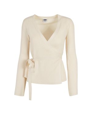 Urban Classics Strickjacke Wickel Für Damen (Hell Sandfarben) - Natur