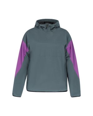 myMo Jacke Frauen Graublau Colorblock