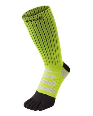 Toetoe Herren- Und Damen-Outdoorsocken Mit 3D-Terry, Gepolstert Aus Wolle - Grün