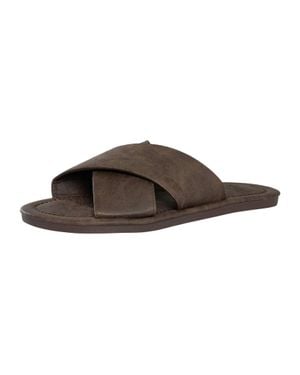 Superdry Vintage Kreuzriemen-Sandalen - Braun